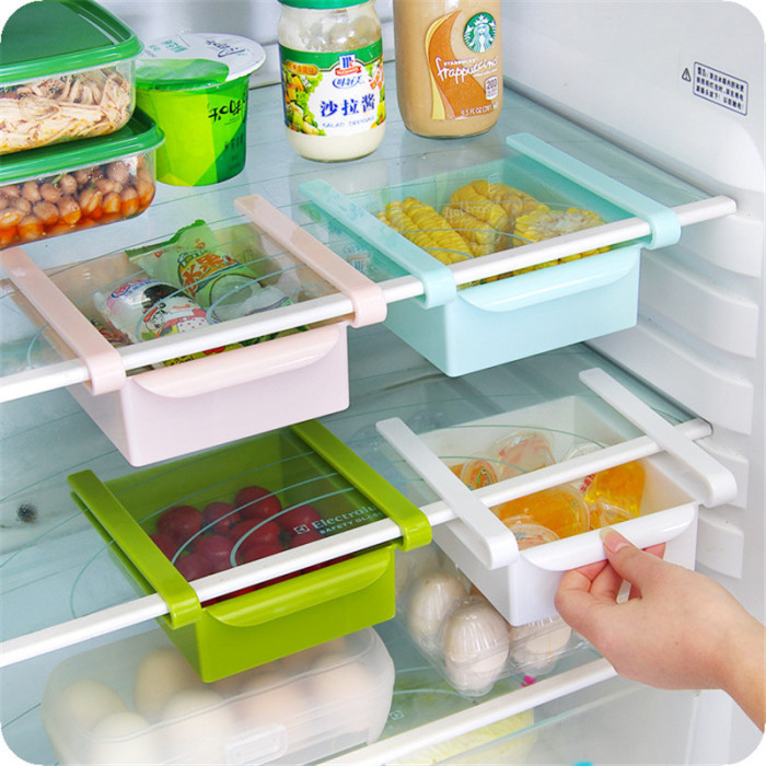 Дополнтельные системы хранения в холодильнике. 
