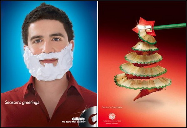 Креативная рождественская реклама