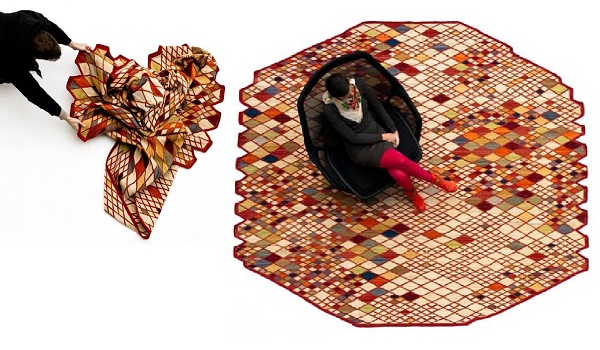Losanges - коллекция ковров от Ronan & Erwan Bouroullec
