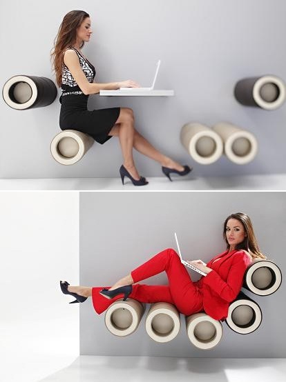 K88вЂ“seat O вЂ“ стильная настенная мебель от KLUN